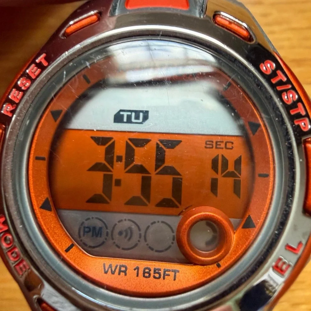 Armitron Orange and Gray Digital Sports Watch